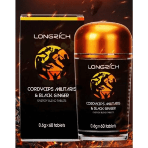 Longrich Cordyceps Militaris and Black Ginger Energy Blend Tablets in Cameroon.